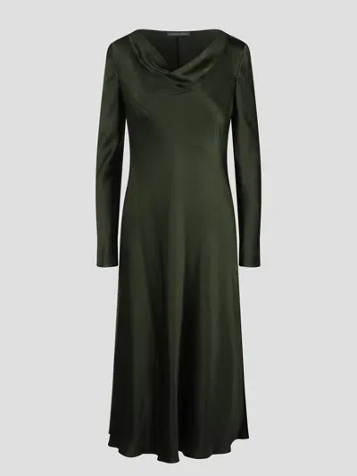 Alberta Ferretti Evening Dress In Green