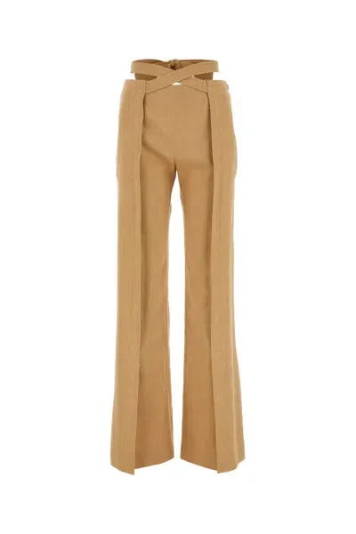 Alberta Ferretti Pants In Beige