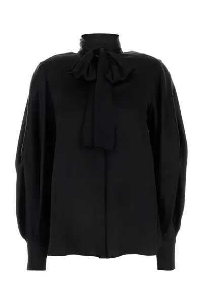 Alberta Ferretti Shirts In Black