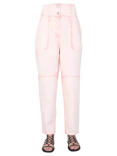 Alberta Ferretti Slouchy Fit Jeans In Pink