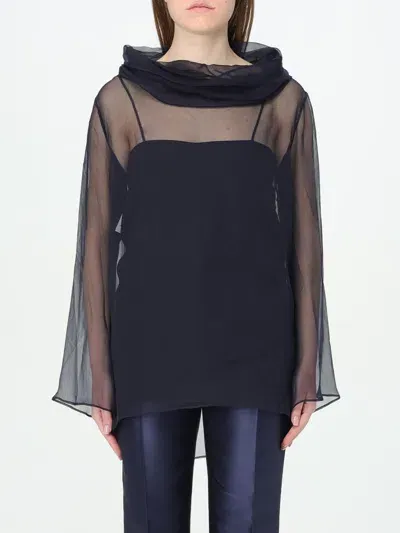 Alberta Ferretti Top  Woman Color Navy