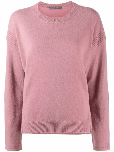 Alberta Ferretti Wool Drop Shoulder Jumper In Rosa