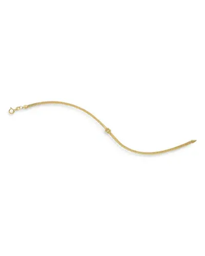 Alberto Amati 14k Yellow Gold Knotted Popcorn Link Bracelet