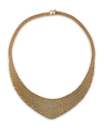 Alberto Amati 14k Yellow Gold Mesh Rope Necklace, 17