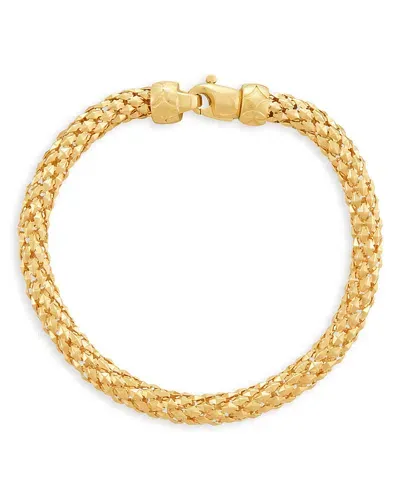 Alberto Amati 14k Yellow Gold Popcorn Chain Bracelet