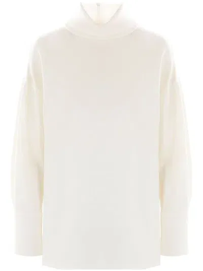 Alberto Biani Crepe Blouse In Neutrals