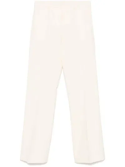 Alberto Biani Flared Trousers In White