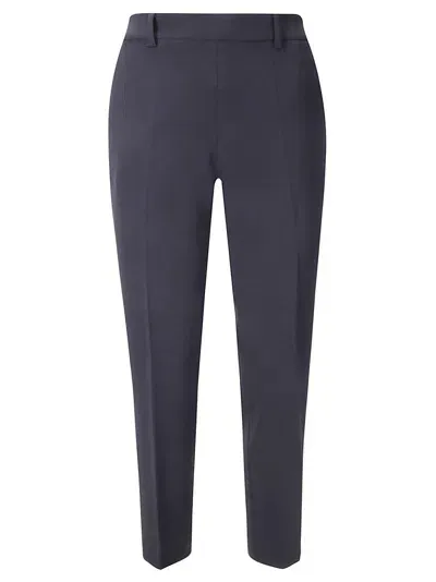 Alberto Biani Half Elastic Trousers In 蓝色