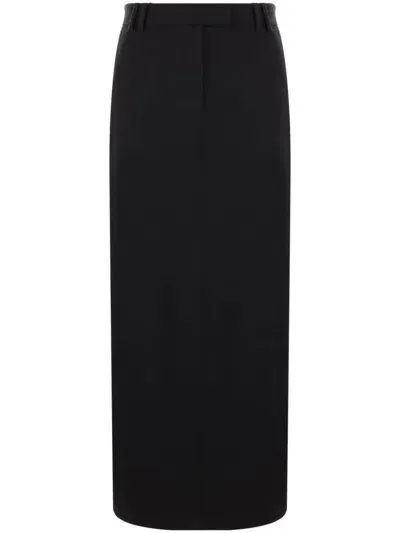 Alberto Biani High-waisted Skirt In Black