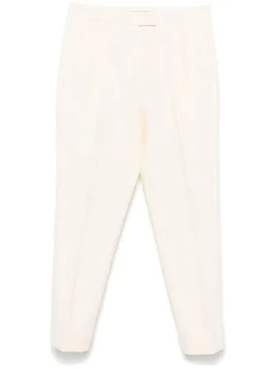 Alberto Biani Pleated Trousers In White