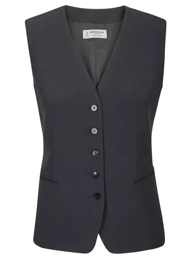 Alberto Biani Vest In Dark Grey