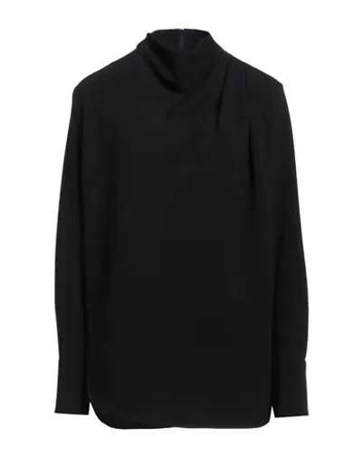 Alberto Biani Crepe Blouse In Black