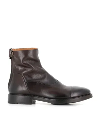 Alberto Fasciani Ankle Boot Gabriel 10023 In Mahogany