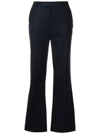 Alcaçuz Garden Straight-leg Trousers In Blue