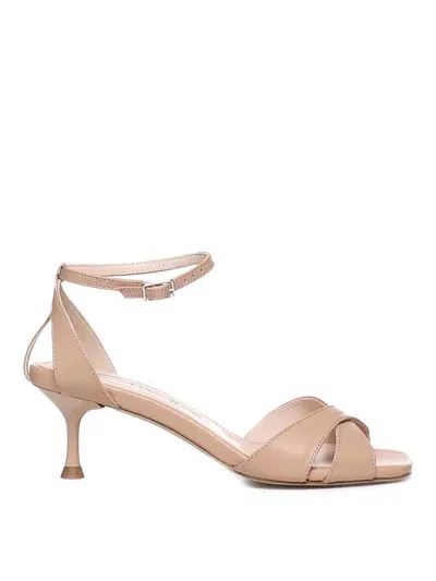 Alchimista Heeled And Strappy Sandals In Nude & Neutrals