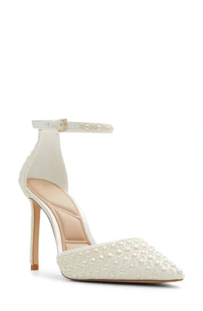 Aldo Derperla Pointed Toe Pump In White