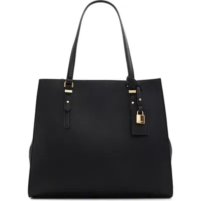 Aldo Feacan Faux Leather Tote In Black