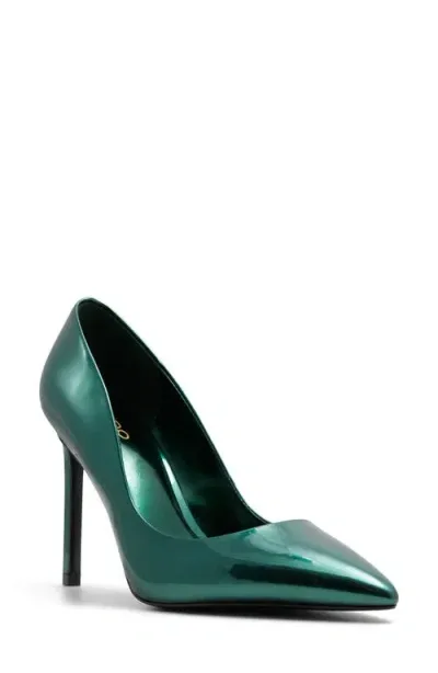 Aldo Lala Pointed Toe Pump In Other Green