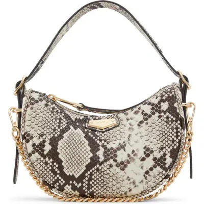 Aldo Laraly Faux Leather Shoulder Bag In Brown Multi