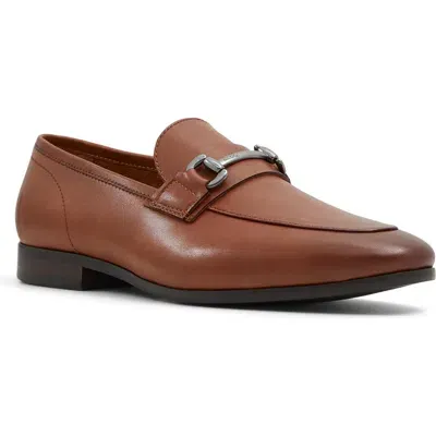 Aldo Mullberry Apron Toe Bit Loafer In Cognac