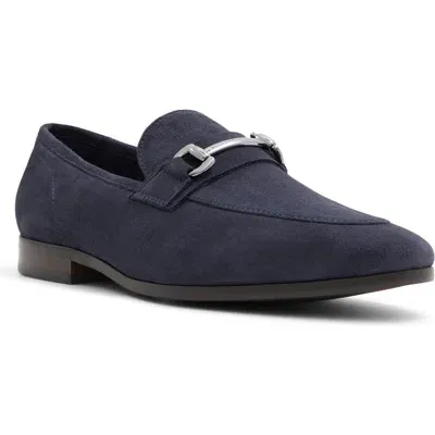 Aldo Mullberry Apron Toe Bit Loafer In Navy