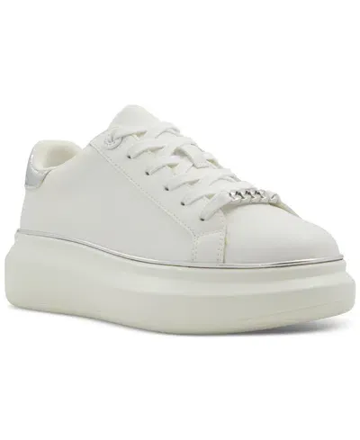 Aldo Women's Tahlea Platform Lace-up Sneakers In White