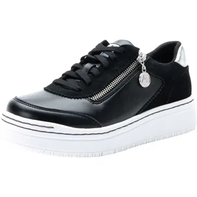 Alegria By Pg Lite Averie Platform Sneaker In Black Convertible