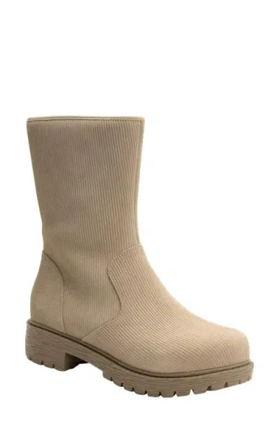 Alegria By Pg Lite Chalet Lug Sole Bootie In Cream Dream