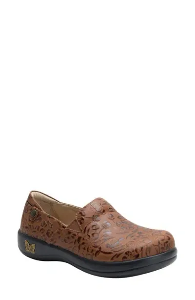 Alegria By Pg Lite Keli Embossed Clog Loafer In Loretta