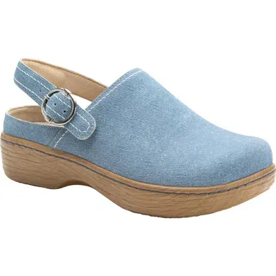 Alegria By Pg Lite Olie Slingback Platform Clog In Jean Jeanie