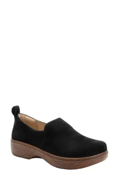 Alegria By Pg Lite Orygin Tulip Slip-on Shoe In Black Truffle