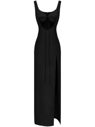 Aleksandre Akhalkatsishvili Cut-out Sleeveless Maxi Dress In Black