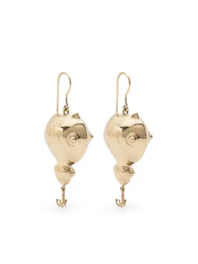 Alemais Drop-design Earrings In Gold