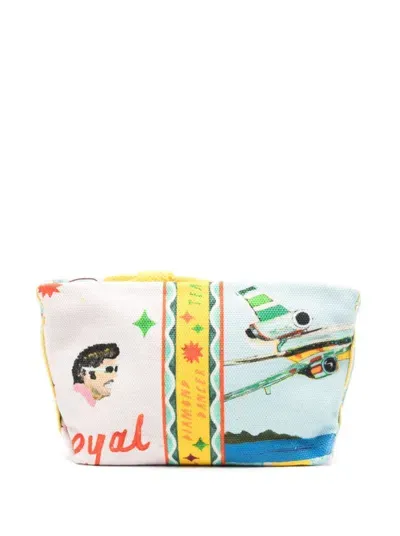 Alemais X Adam Lester All Aboard Clutch Bag In Multicolour