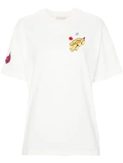 Alemais X Adam Lester Diamond Dancer T-shirt In White