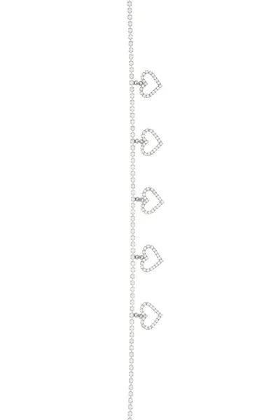 Alessandra Rich Embellished Metal Belt In 001