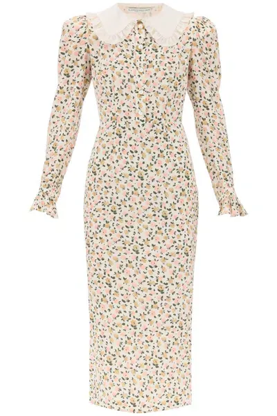 Alessandra Rich Floral Shirt Dress