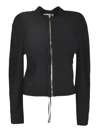 Alessandro Vigilante Slim Fit Zipped Jacket In Black