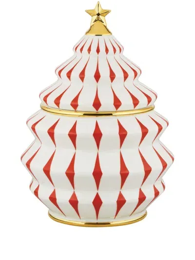 Alessi Delight Cookie Jar In White