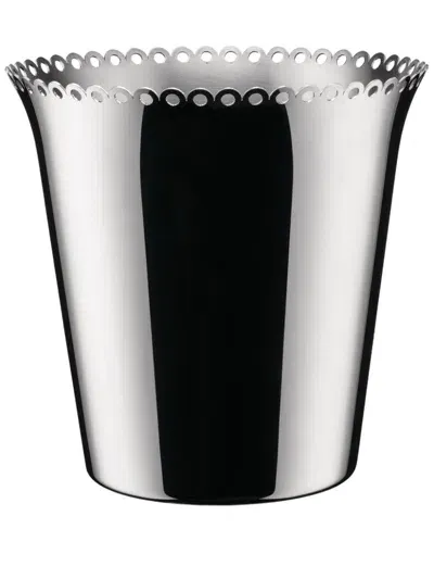 Alessi Edges Ice Bucket (23.1cm X 23cm) In Silver