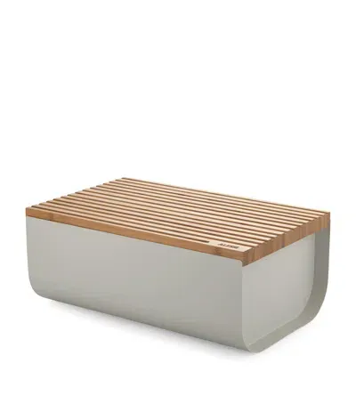 Alessi Mattina Bread Box In Metallic