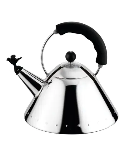 Alessi Michael Graves Stainless Steel Kettle In Gray