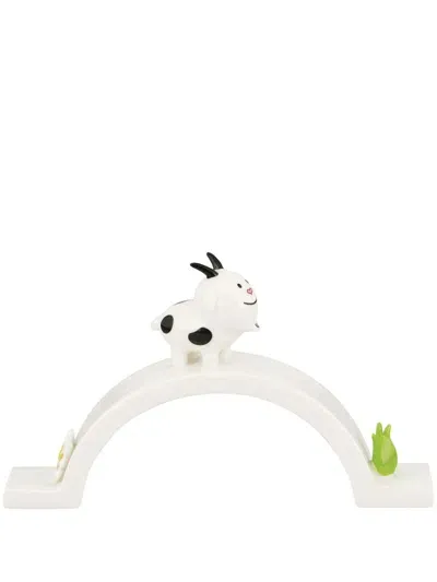 Alessi Miss Two Cornets Bridge Sculpture In White