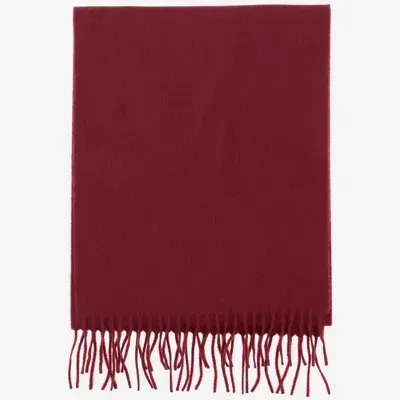 Alex Begg Cashmere Scarf In Red