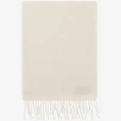 Alex Begg Cashmere Scarf In White