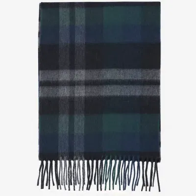 Alex Begg Cashmere Scarf With Check Pattern In Red