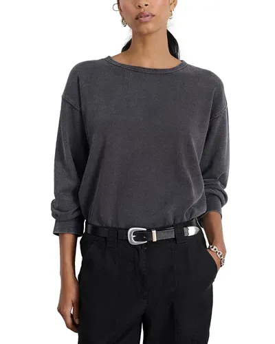 Alex Mill Frankie Sweatshirt In Washed Black