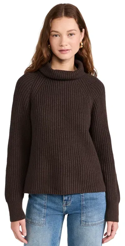 Alex Mill Nora Turtleneck Sweater Chocolate