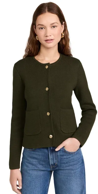 Alex Mill Paris Sweater Jacket Olive