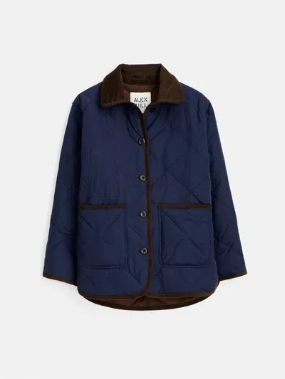 Alex Mill Quinn Quilted Jacket In Navy